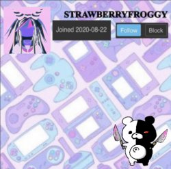 Strawberryfroggy announcement Meme Template