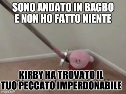 Kirby Italiano Meme Template