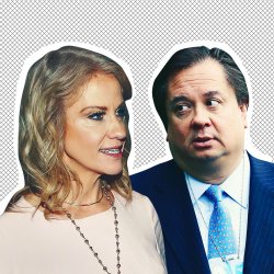 KellyAnne Conway and George Conway Meme Template