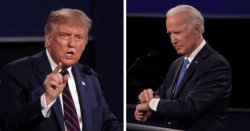 Trump Biden debate Meme Template