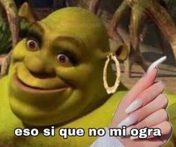 Eso si que no mi ogra Meme Template