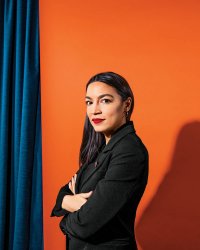 AOC arms crossed Meme Template