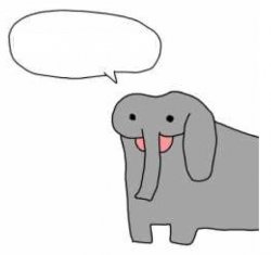 A Talking Elephant Meme Template