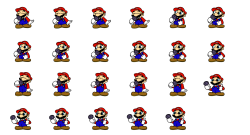 Mario Spritesheet Meme Template