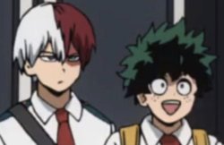 out of context shoto and deku Meme Template