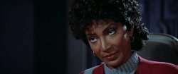 Star Trek OS Uhura giving the look Meme Template