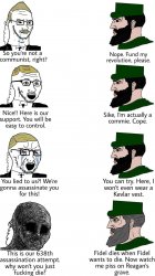 Fidel Castro comic Meme Template