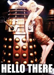 Kylie dalek hello there Meme Template