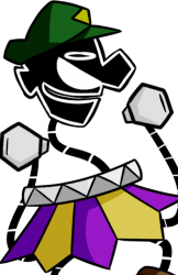 Super Dimentio Lenny Face Meme Template