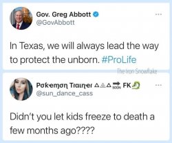 Texas pro-life hypocrite Meme Template