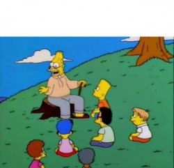 Papa de homero simpson Meme Template