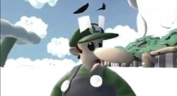 Smg4 Luigi sad Meme Template