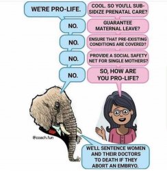 Pro-life hypocrisy Meme Template