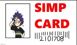 Ram3n's Simp Card uWu Meme Template