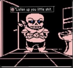 Swap!Sans is done with your shit Meme Template
