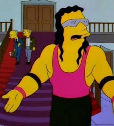 Bret Hart Simpsons Meme Template