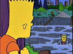 Skinner chases Bart Meme Template