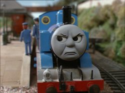 Thomas The Tank Engine Mad Face Meme Template