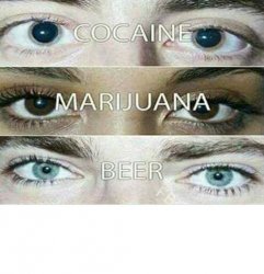 drug eyes template Meme Template