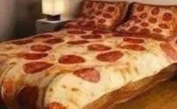 Pizza bedroom Meme Template