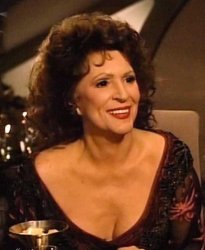 Lwaxana Troi -- Judging you telepathically Meme Template