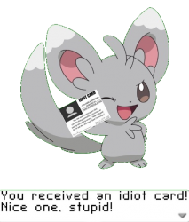 You received an idiot card! Meme Template