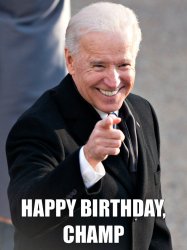 Joe Biden Birthday Meme Template