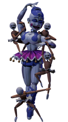 ballora and her minireenas Meme Template