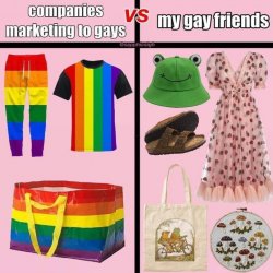 Companies marketing to gay Meme Template