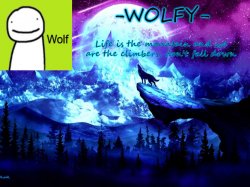 -Wolfy- announcement Meme Template