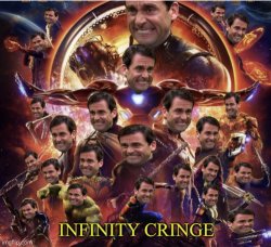 Infinity Cringe Meme Template