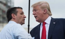 Trump Cruz Love Kiss Sex Embrace Meme Template