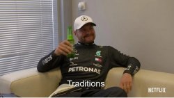 Valtteri Bottas Traditions Meme Template