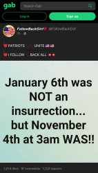 Gab Jan. 6 insurrection Meme Template