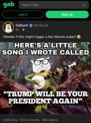 Gab catturd Meme Template
