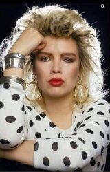 Kim Wilde polka dots Meme Template