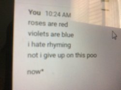 Rhyming sucks Meme Template