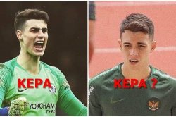 Real Kepa VS fake Kepa Meme Template