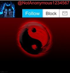 NotAnonymous1234567’s Announcement template 4 Meme Template