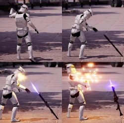 Battlefront clone Shooting himself Meme Template