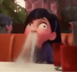 Girl vomiting Meme Template