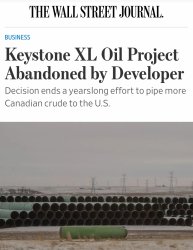 Keystone XL pipeline killed Meme Template