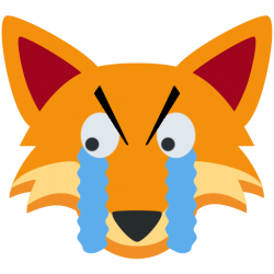Crying Angry Eyes Fox Meme Template