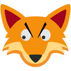 Angry Eyes Fox Meme Template