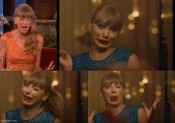 Taylor Swift sequence of 4 Meme Template