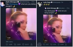 Kylie Lady Gaga tweet Meme Template