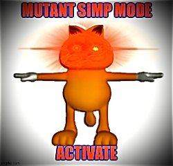 Mutant simp mode activate Meme Template