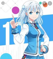 Windows 10 anime girl Meme Template