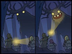 Monster forest Meme Template