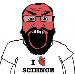 Angry science cuck Meme Template